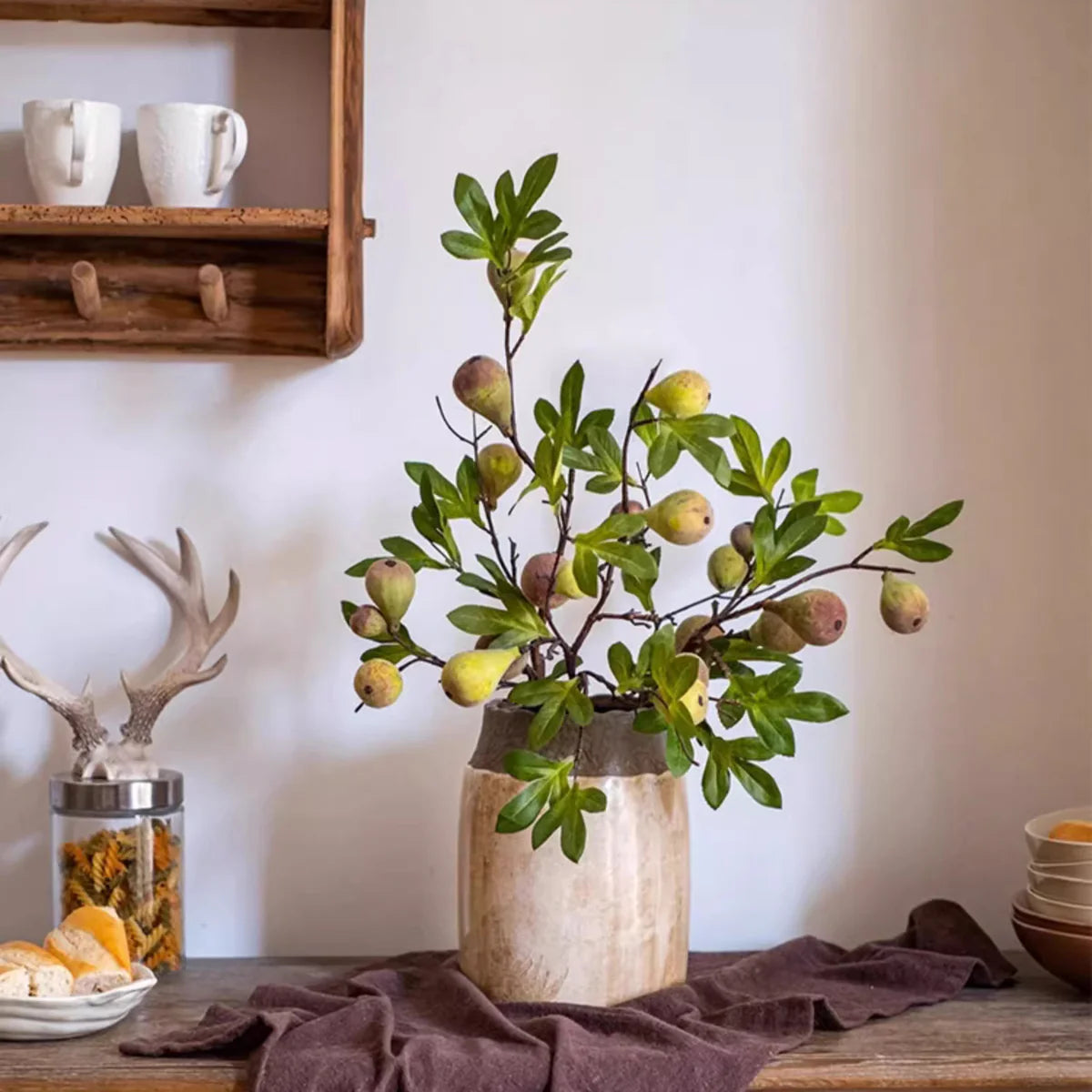 Flocked Fig Stem