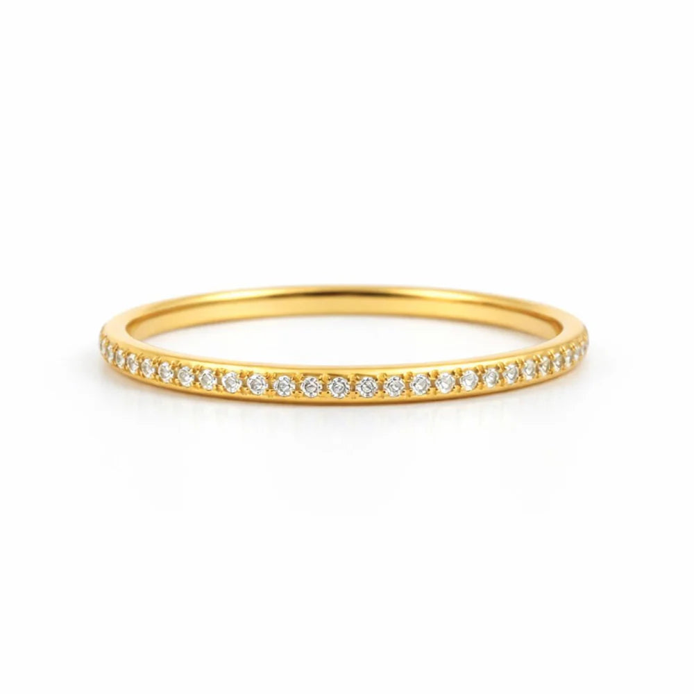 Tara Dainty Eternity Band Ring