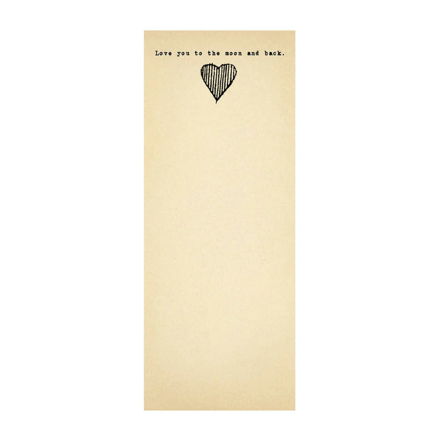 Heart to the Moon Notepad