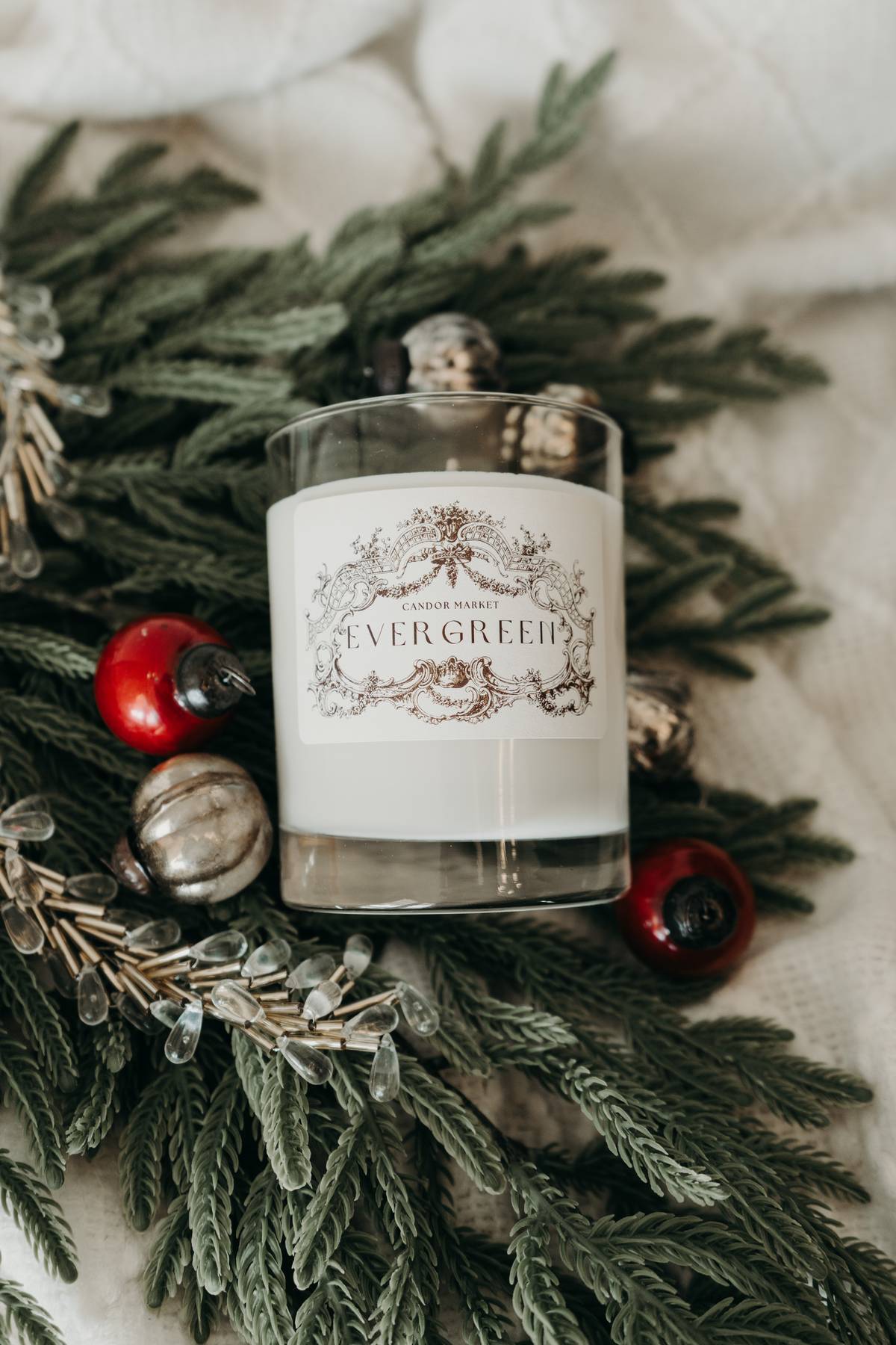 Evergreen Candle