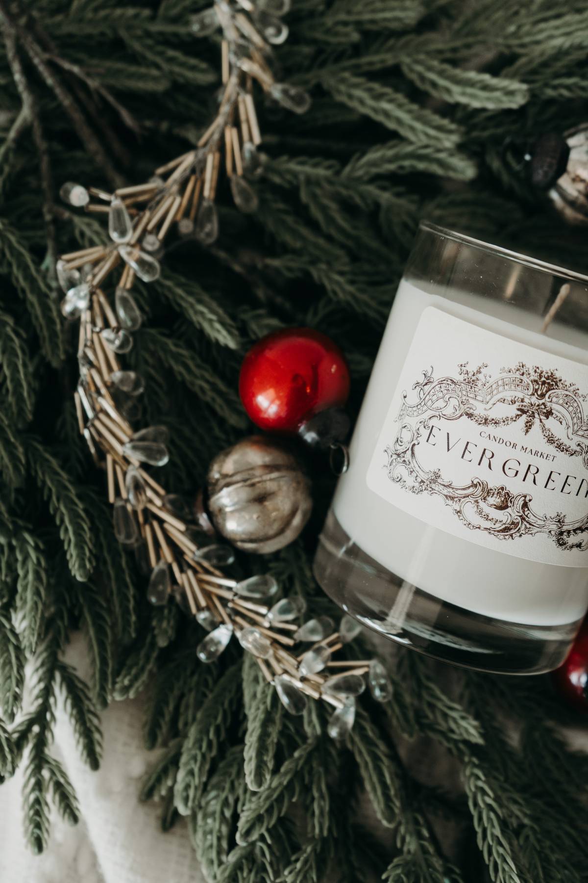 Evergreen Candle