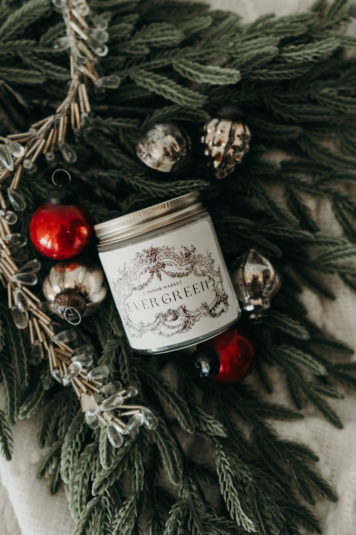 Evergreen Candle