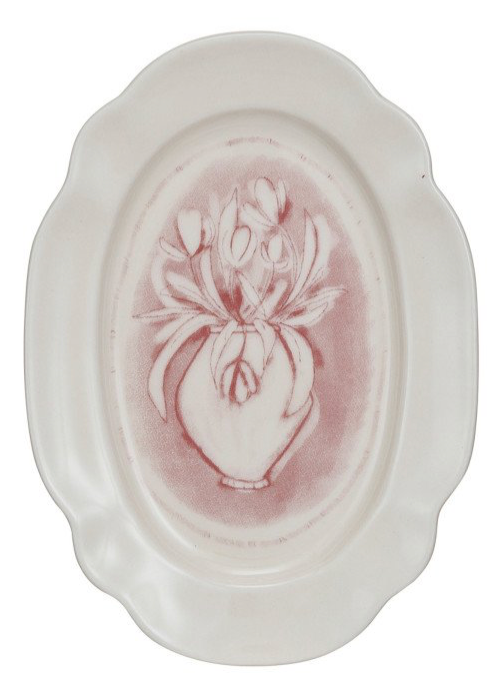 Cupid Scalloped Plate