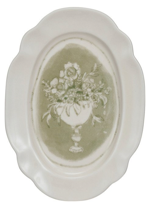 Cupid Scalloped Plate