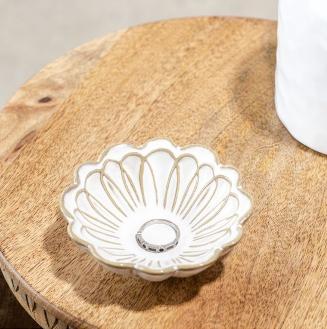 flower jewelry dish