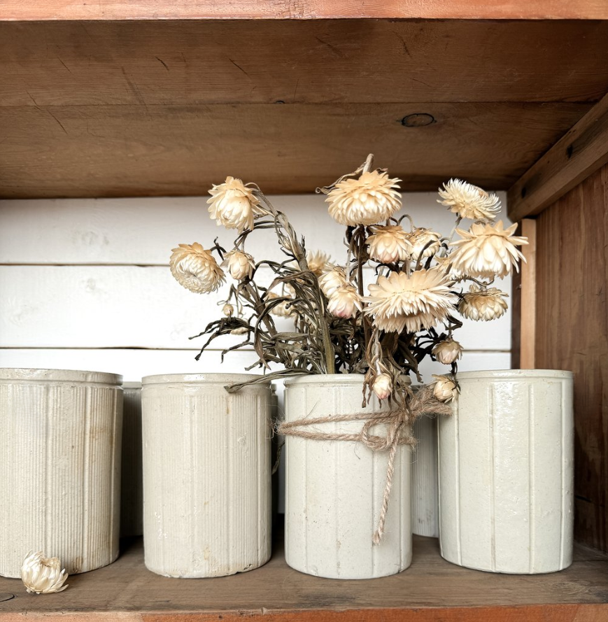 Antique Stoneware Marmalade Jar