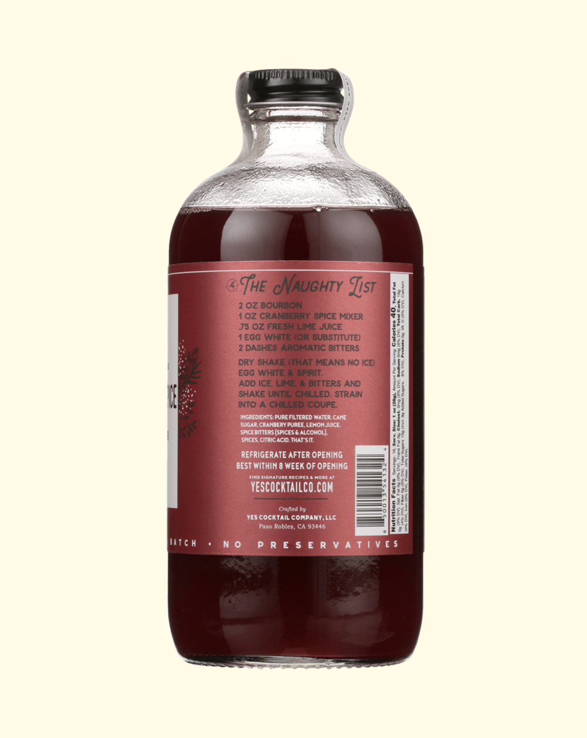 Cranberry Spice Cocktail Mixer