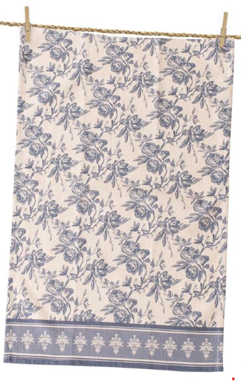 French Blue Tea Towel