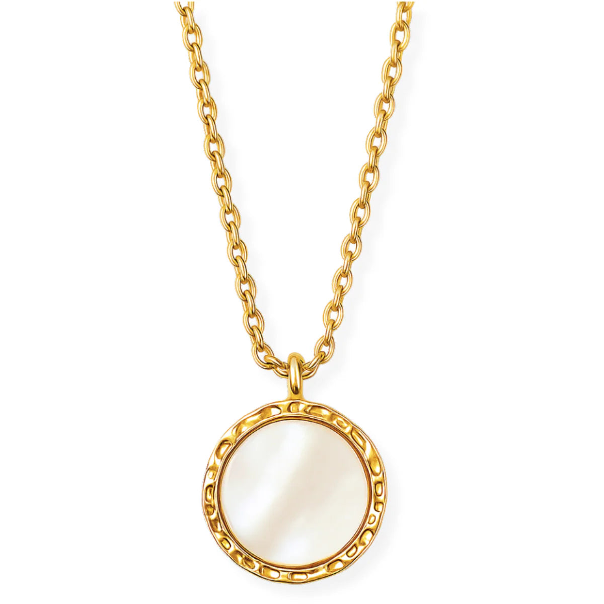 Alba Mother Of Pearl Pendant Necklace