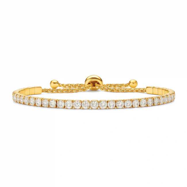 Jodie Tennis Bracelet - Gold