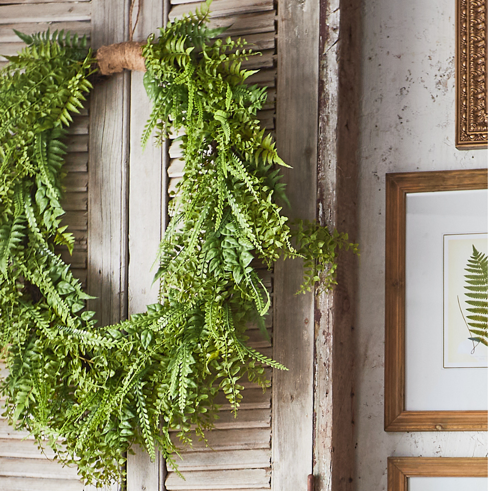 Large Fern Wreath