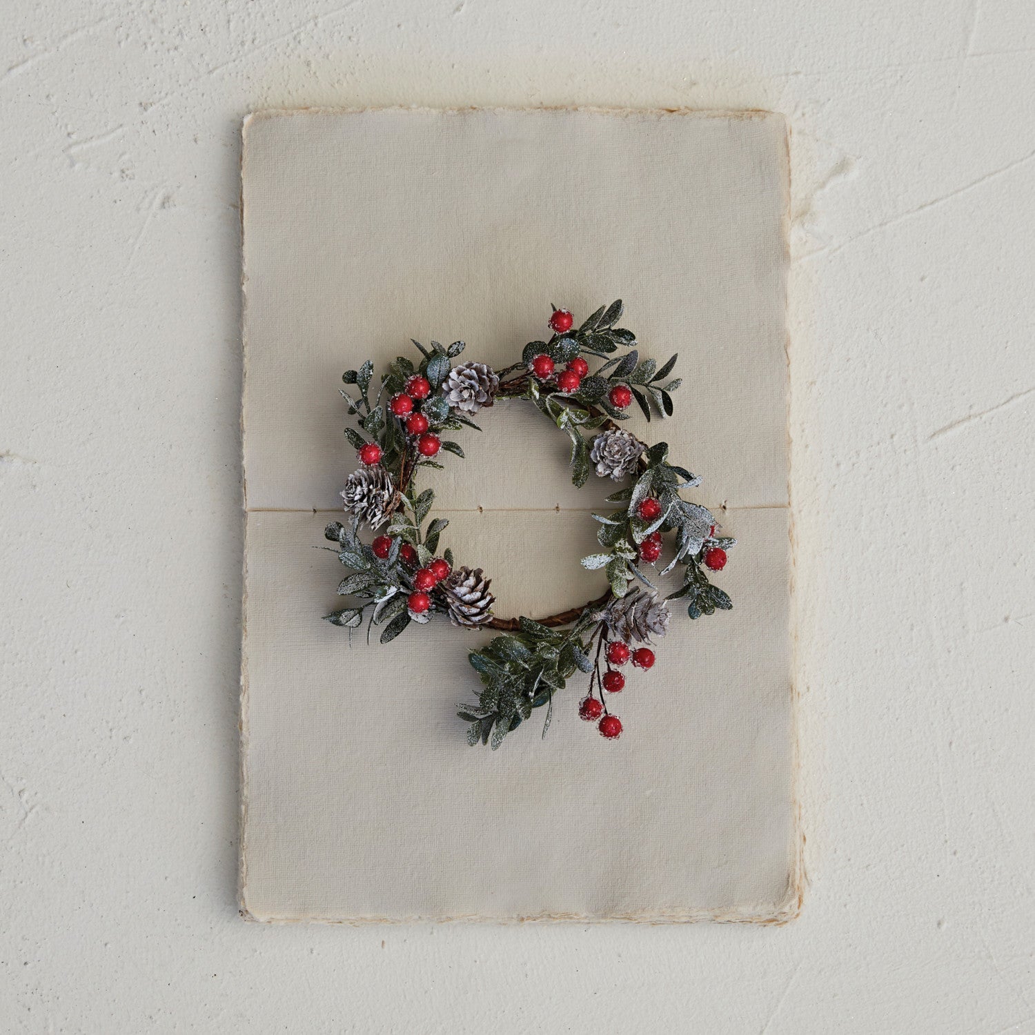 Snowy Boxwood Wreath