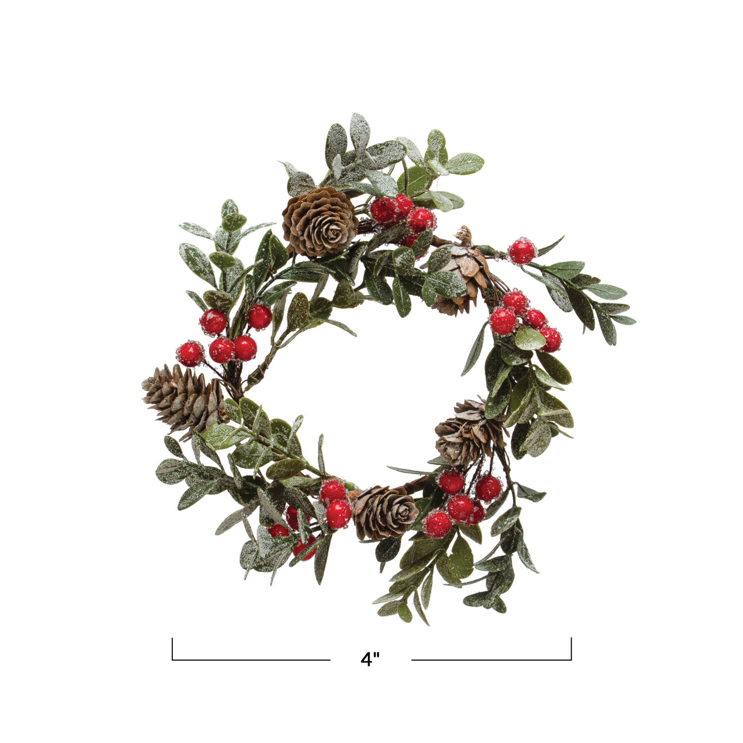 Snowy Boxwood Wreath