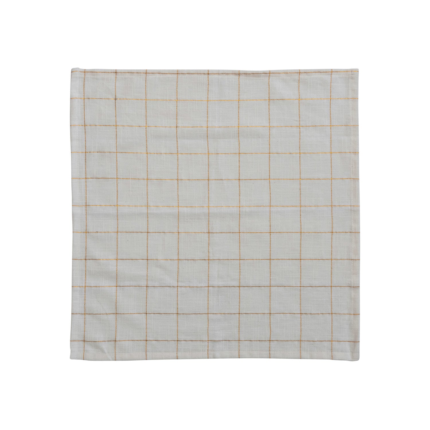 Gold Thread Cotton Napkins