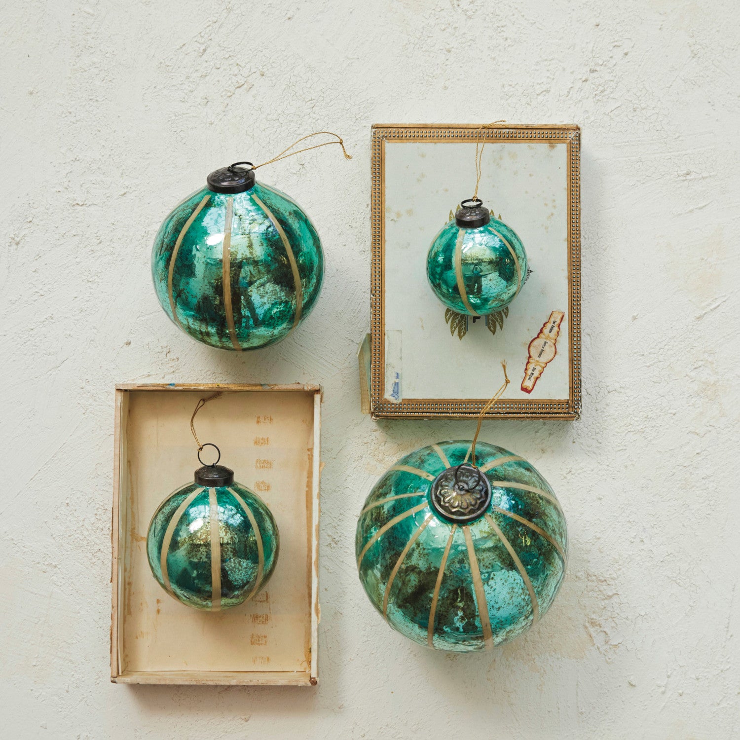 Turquoise Eucalyptus Ornament