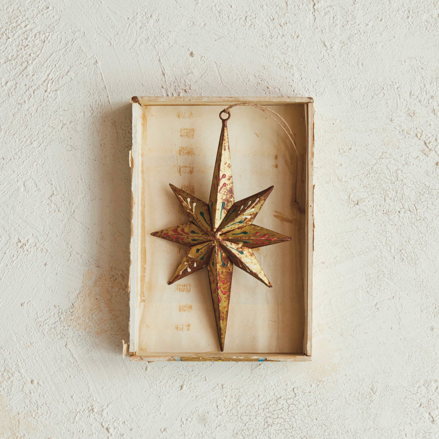 Hand-Painted Metal Star