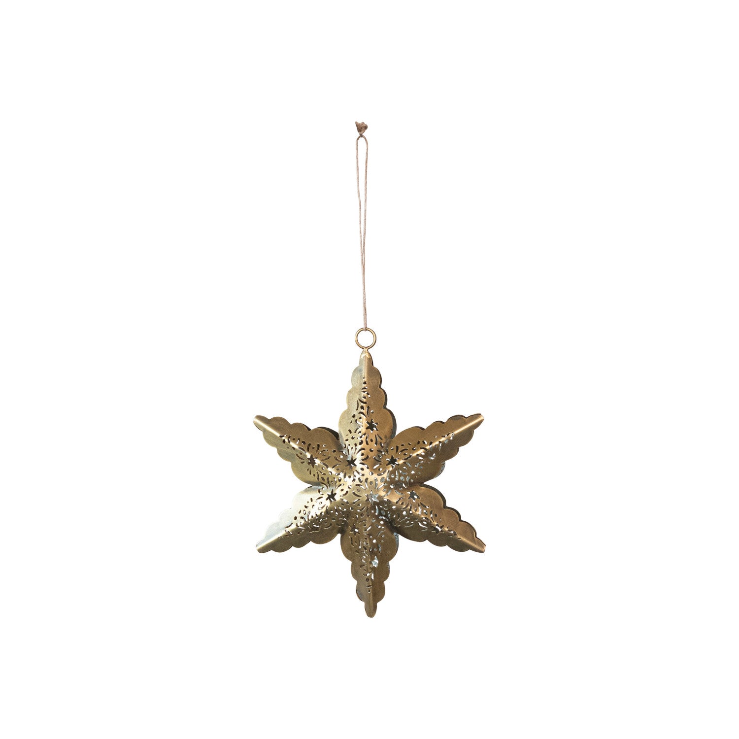 3D Metal Star Ornament