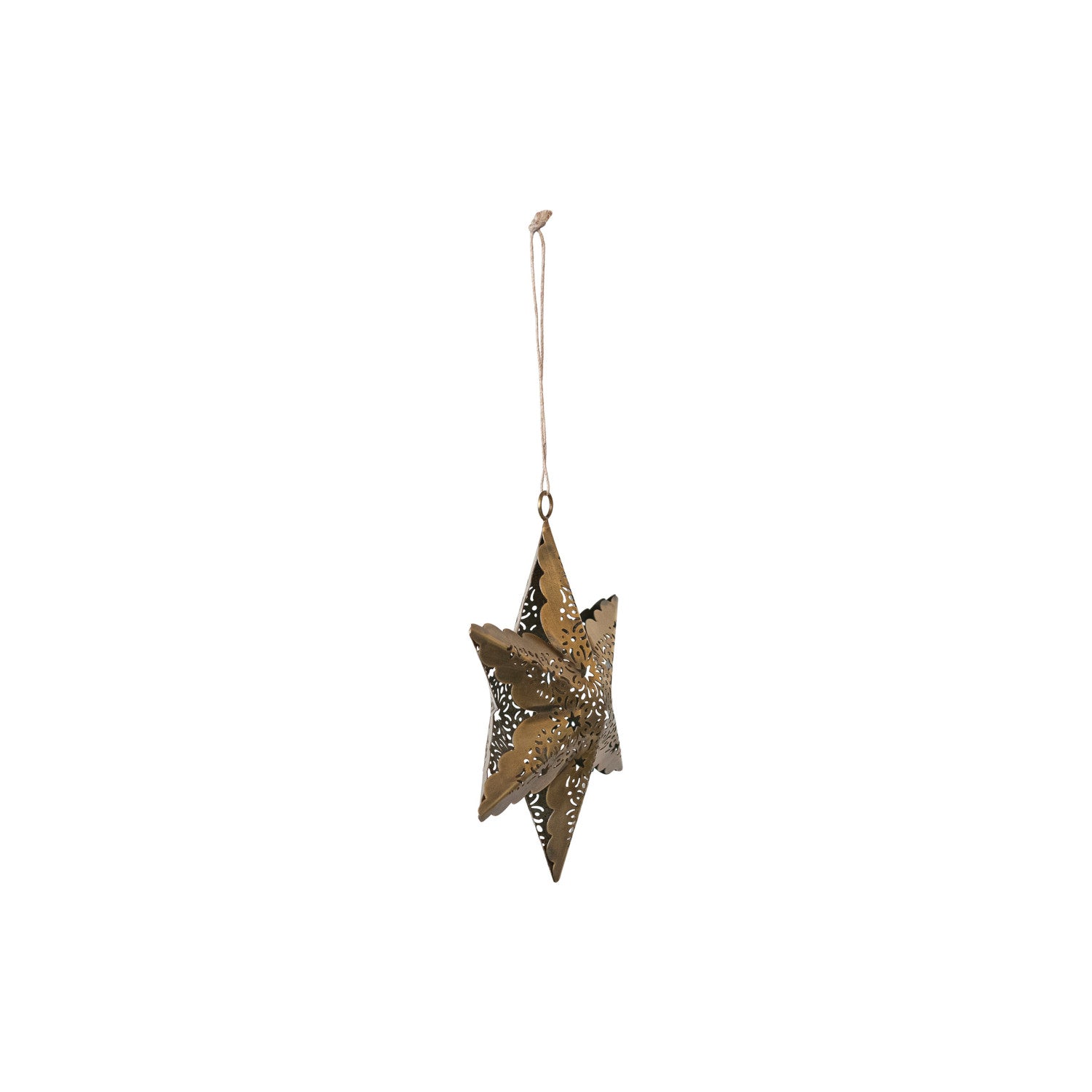 3D Metal Star Ornament