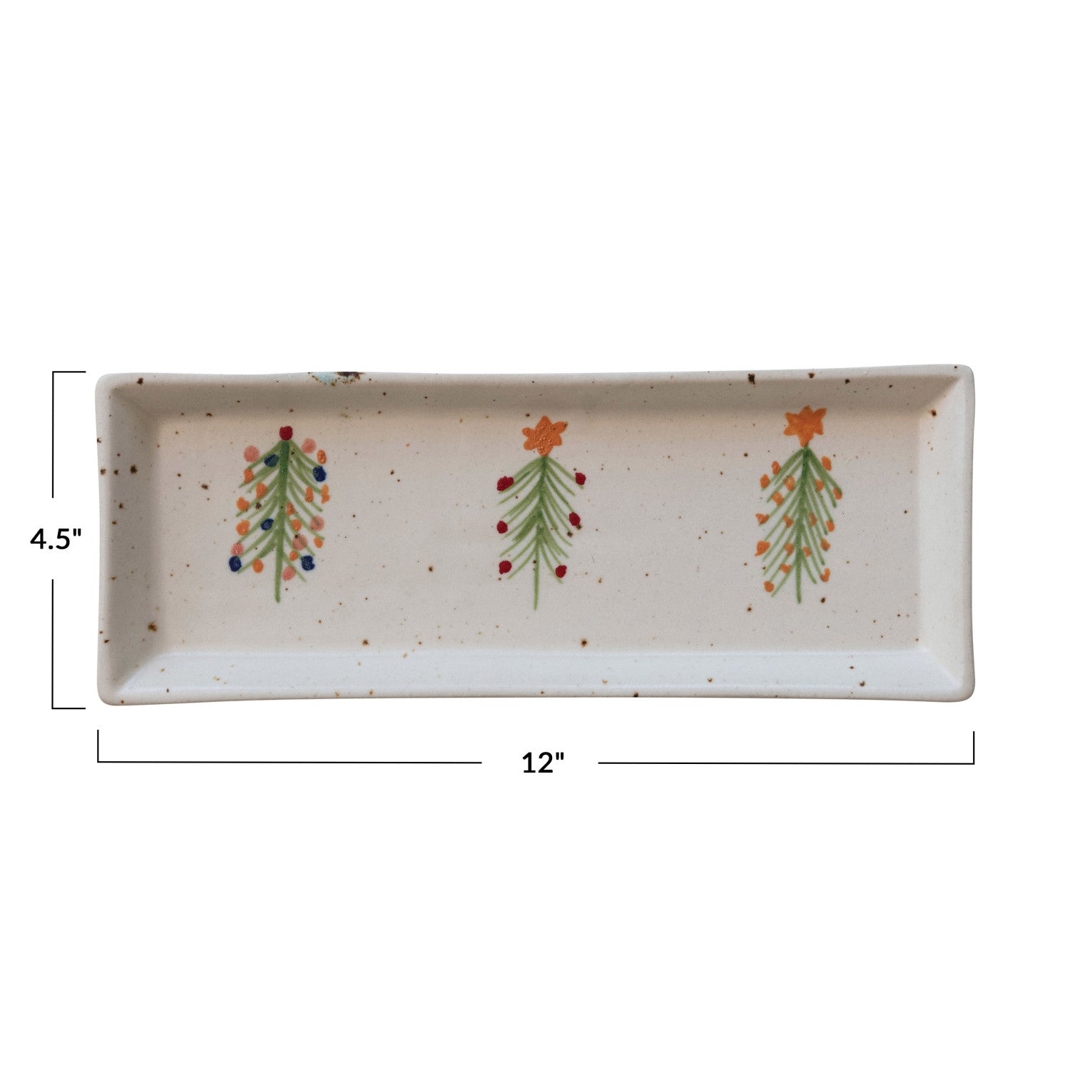 Donner Collection Christmas Trees Platter