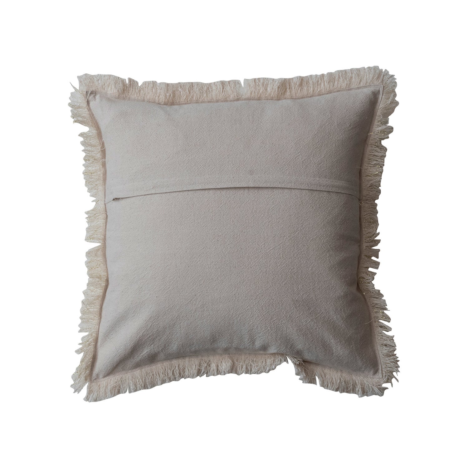 Gold Thread Slub Pillow 18"