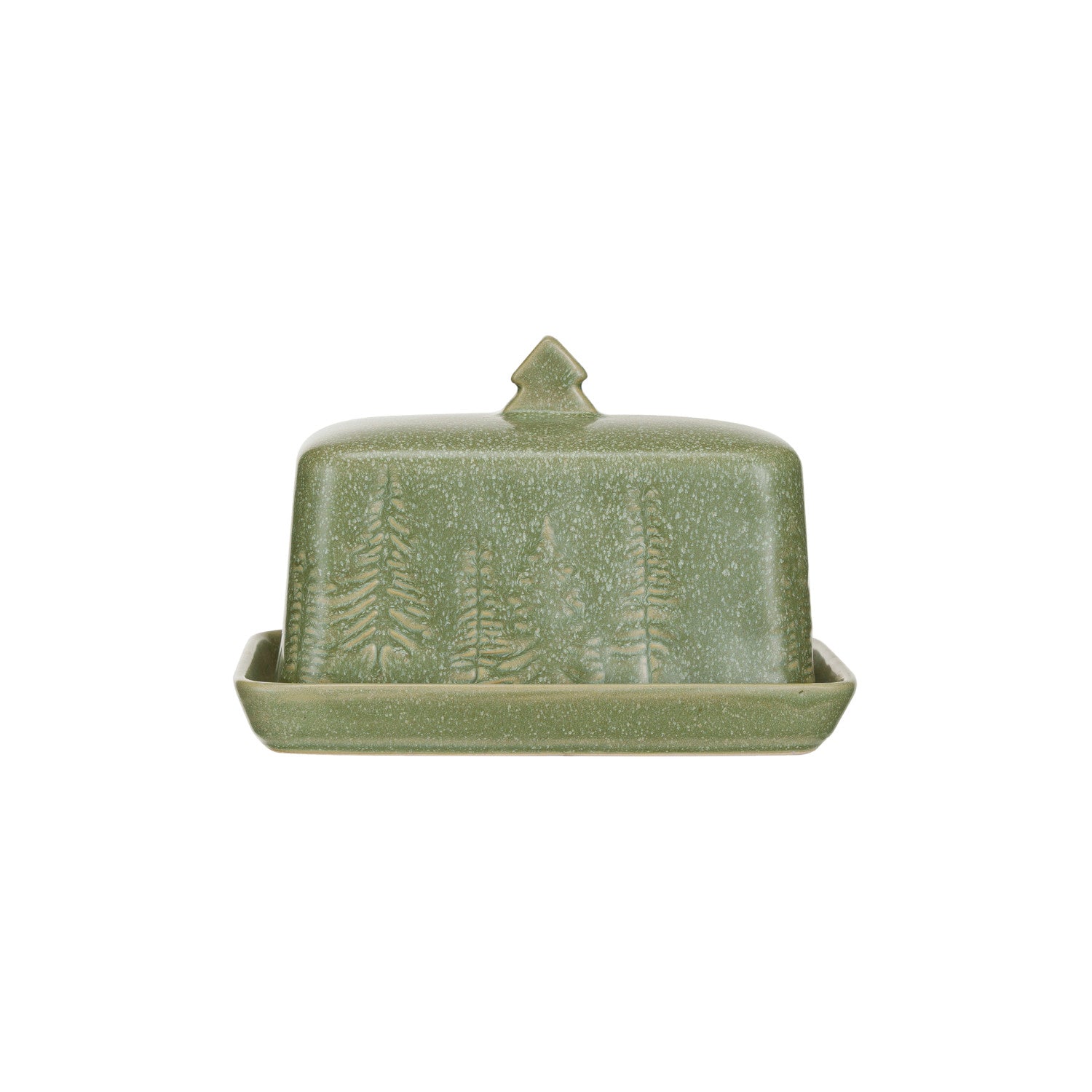 Prancer Tree Butter Dish