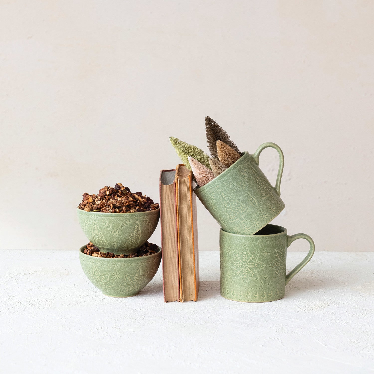 Prancer Matte Green Mug