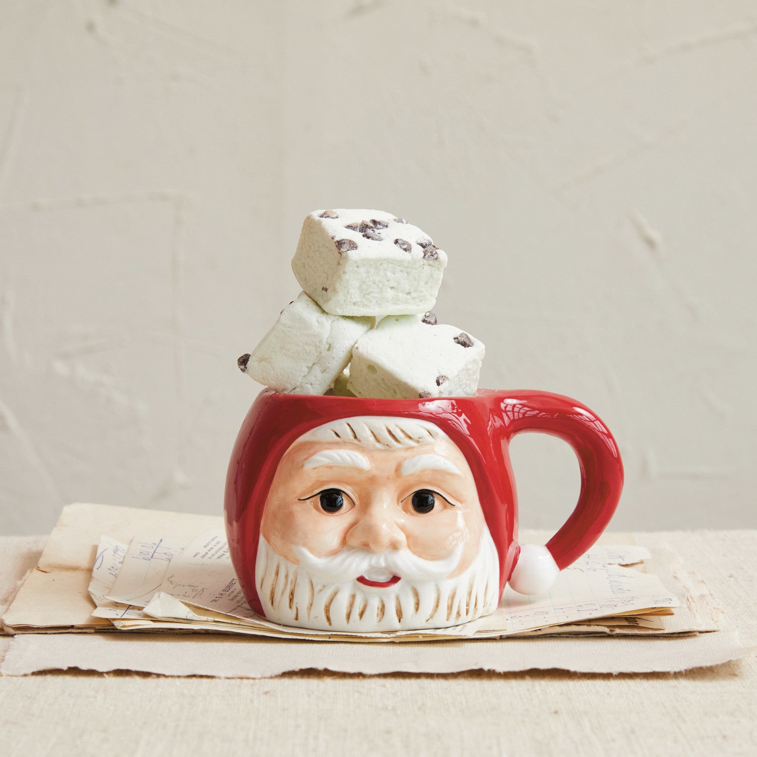 Vintage Reproduction Santa Mug