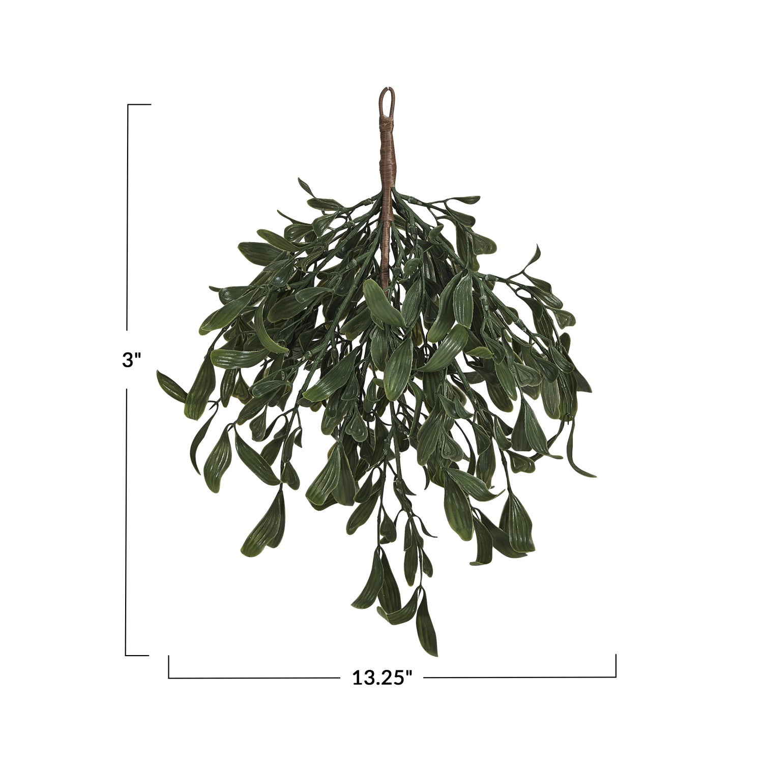 Faux Mistletoe Swag, Green