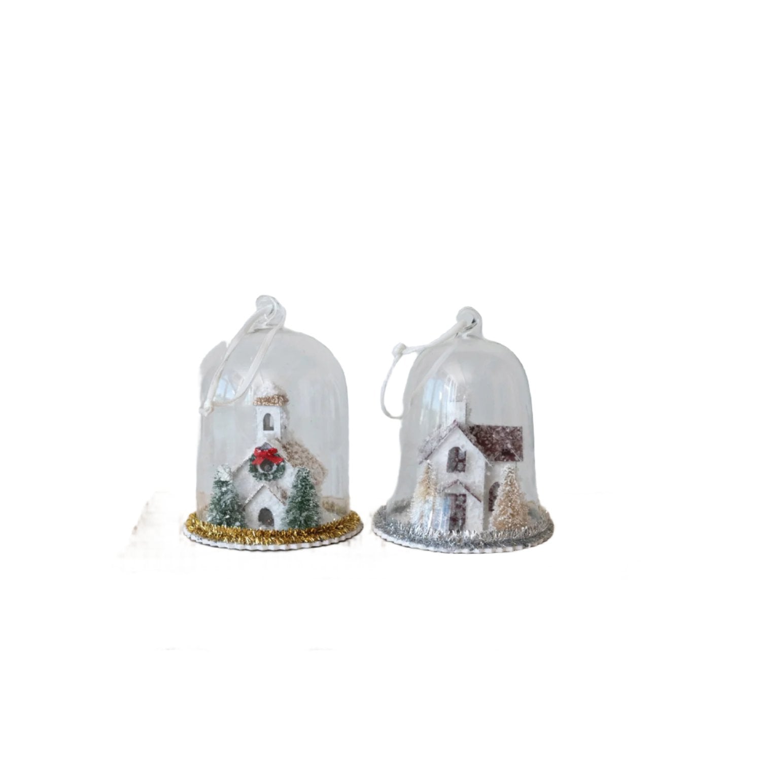 Lighted Cloche Ornament