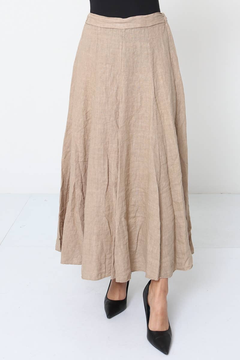 Madeline Linen Skirt