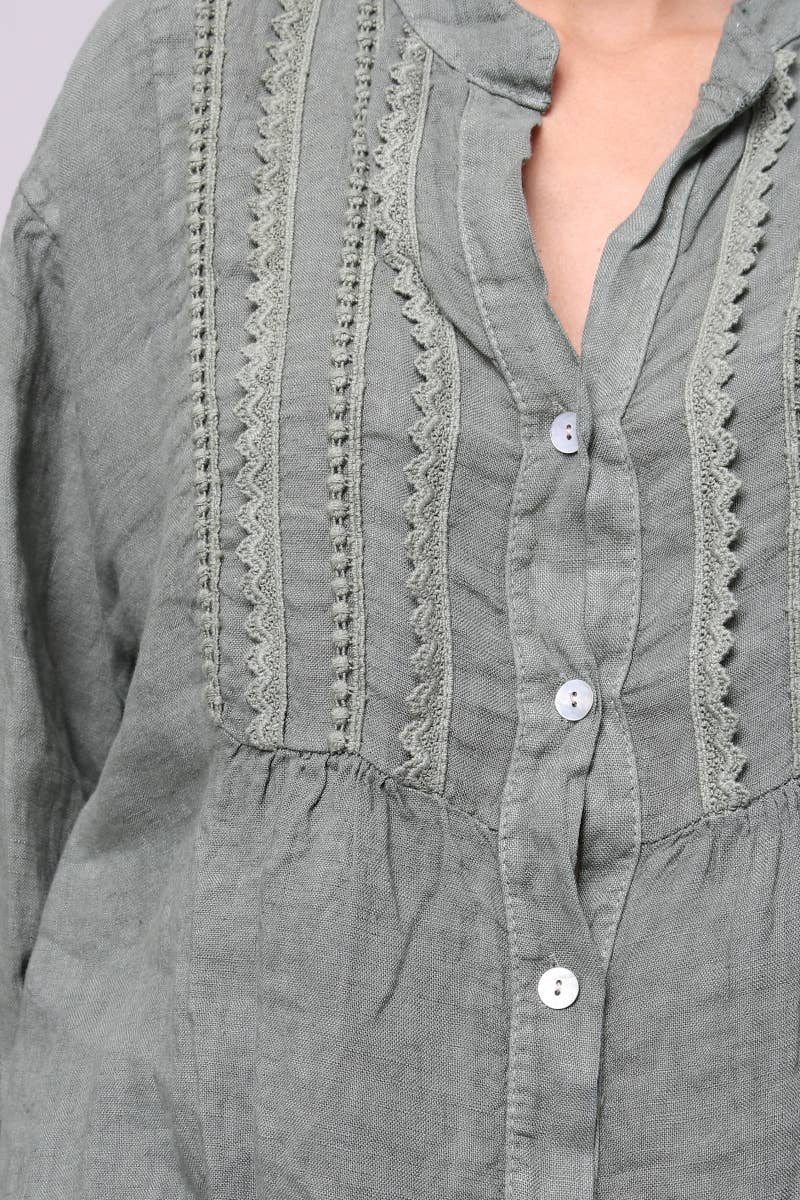 Linen Smock Dress