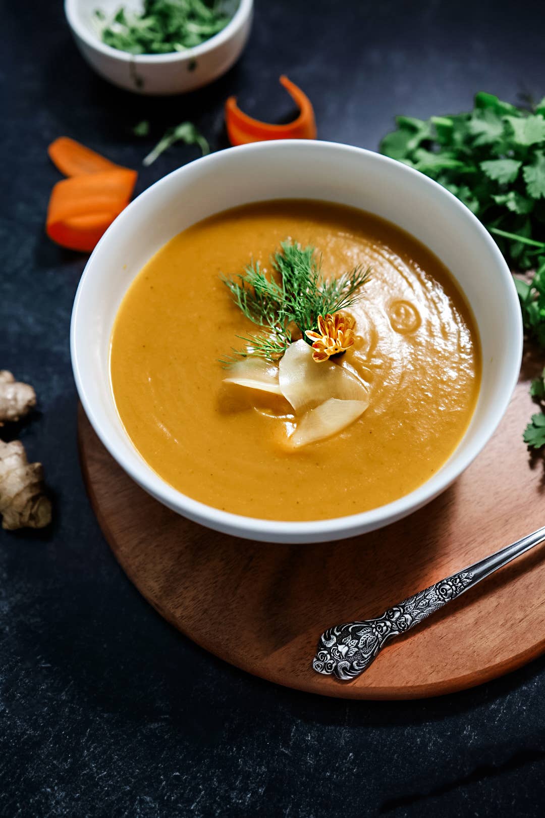 Carrot Ginger Dill Soup -16 Oz Plant Based & Gluten Free