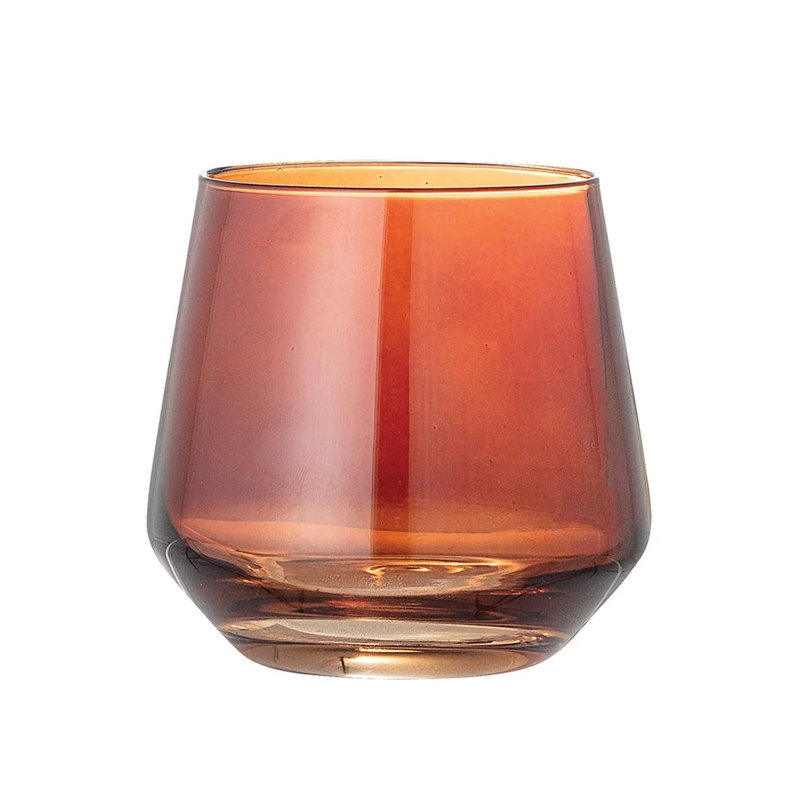 Amber Stemless Glass