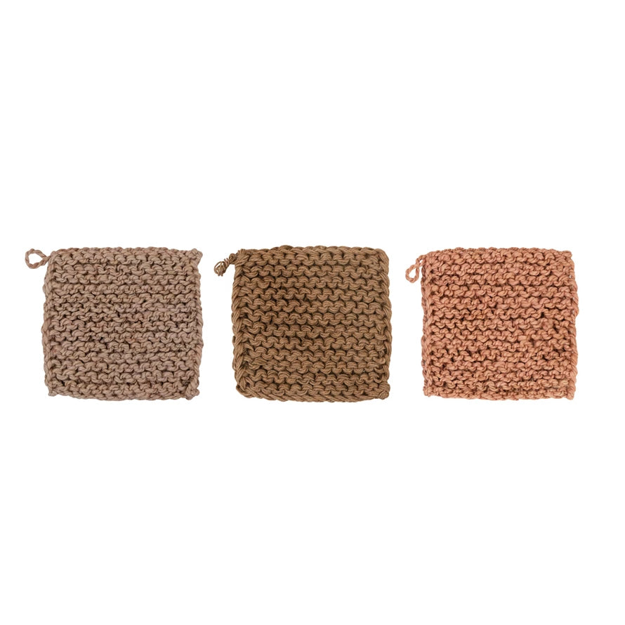 Jute Crocheted Pot Holder