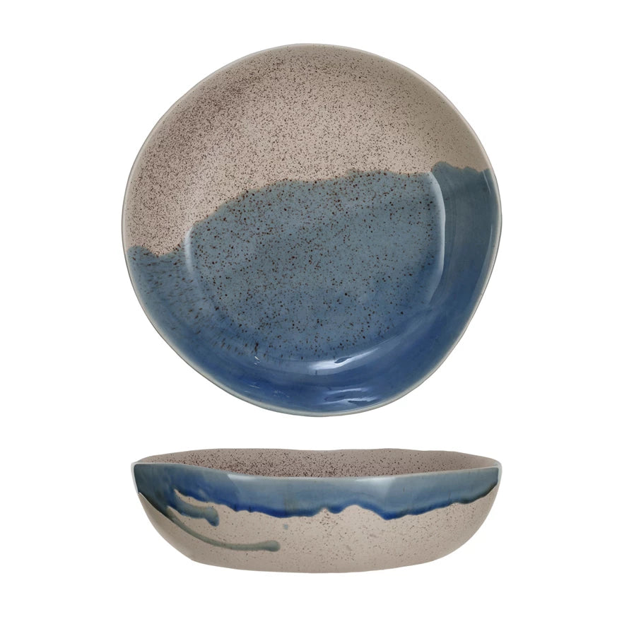 Ocean Wave Serving Bowl