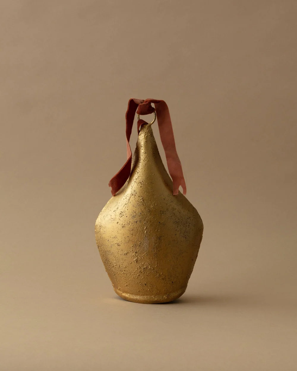 Antique Gold Metal Bell Ornaments