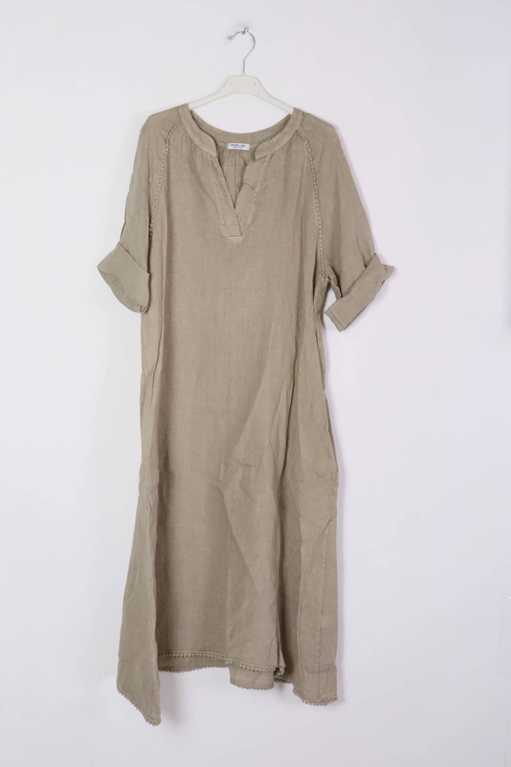 French Linen Midi Dress