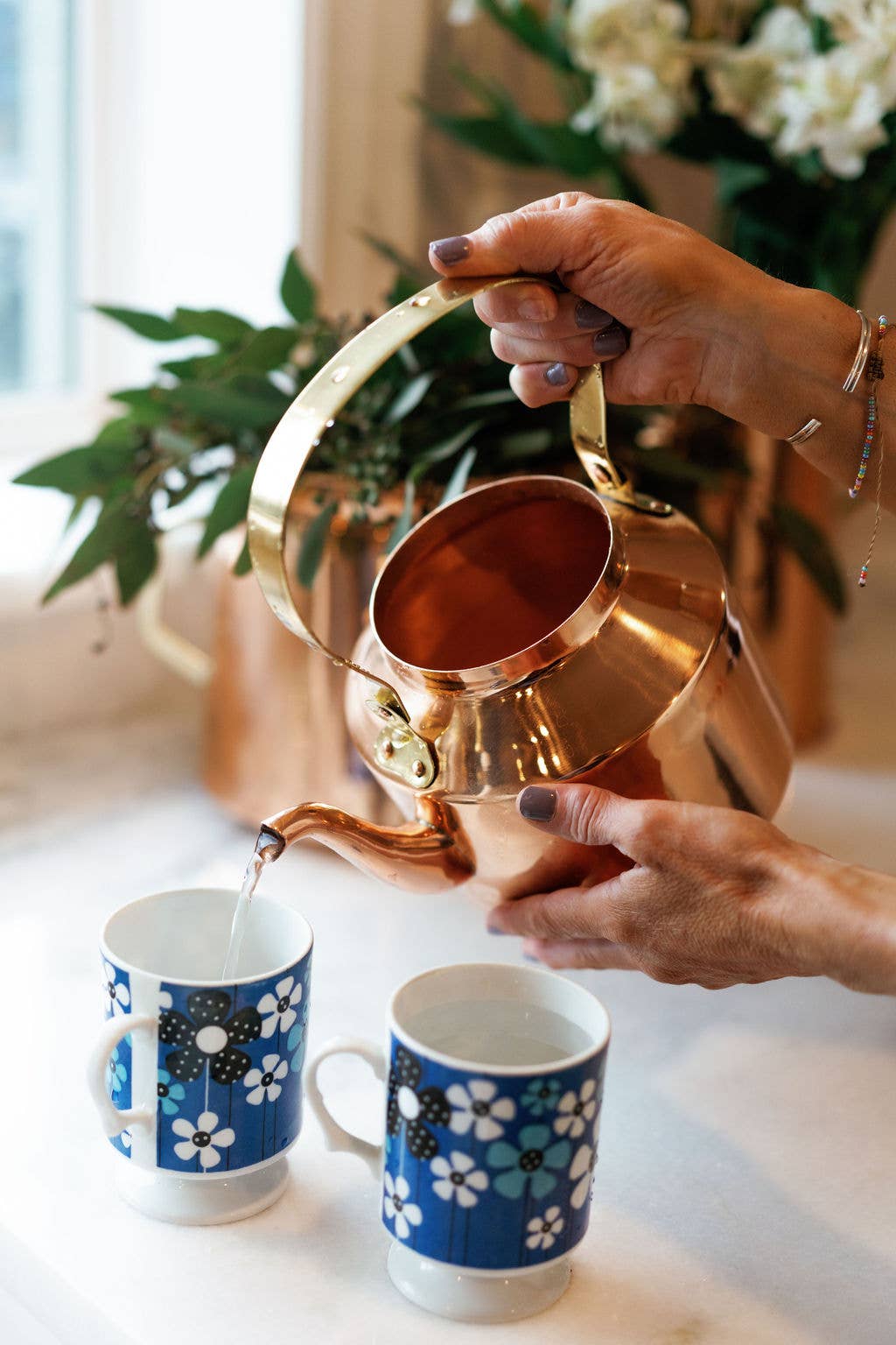 English Copper Tea Kettle