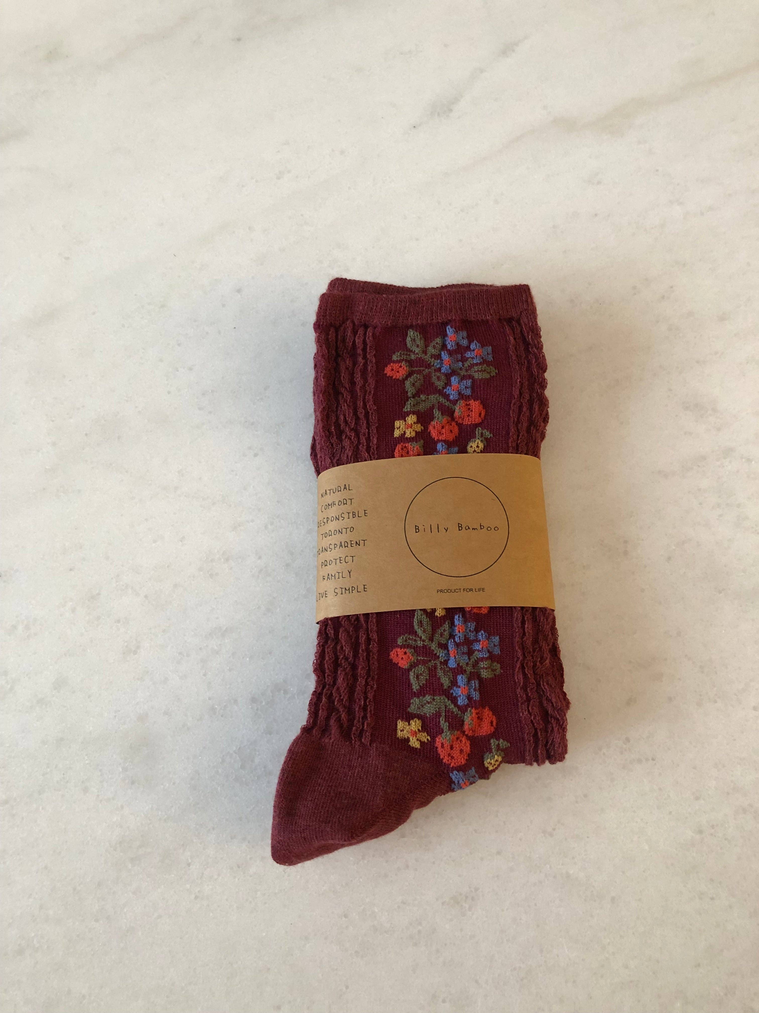 STRAWBERRY GARDEN SOCKS