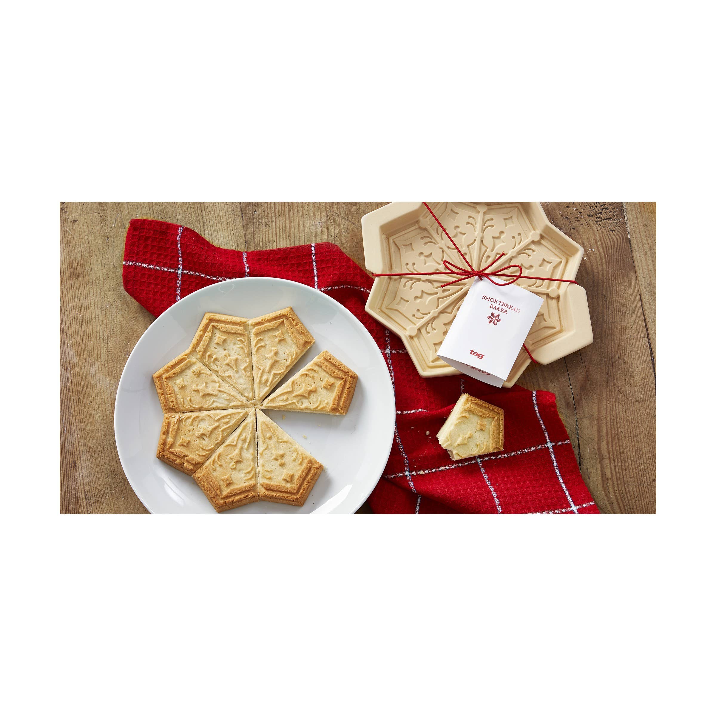 Snowflake Shortbread Baker