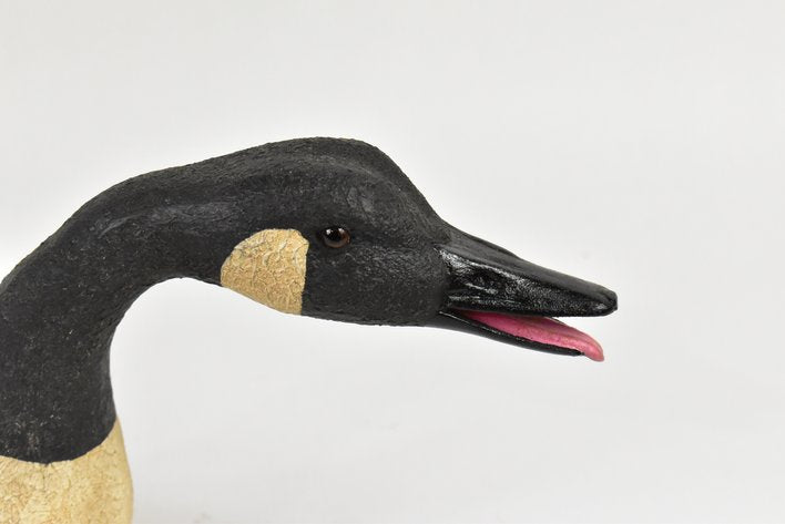 Signed Hissing Goose Decoy