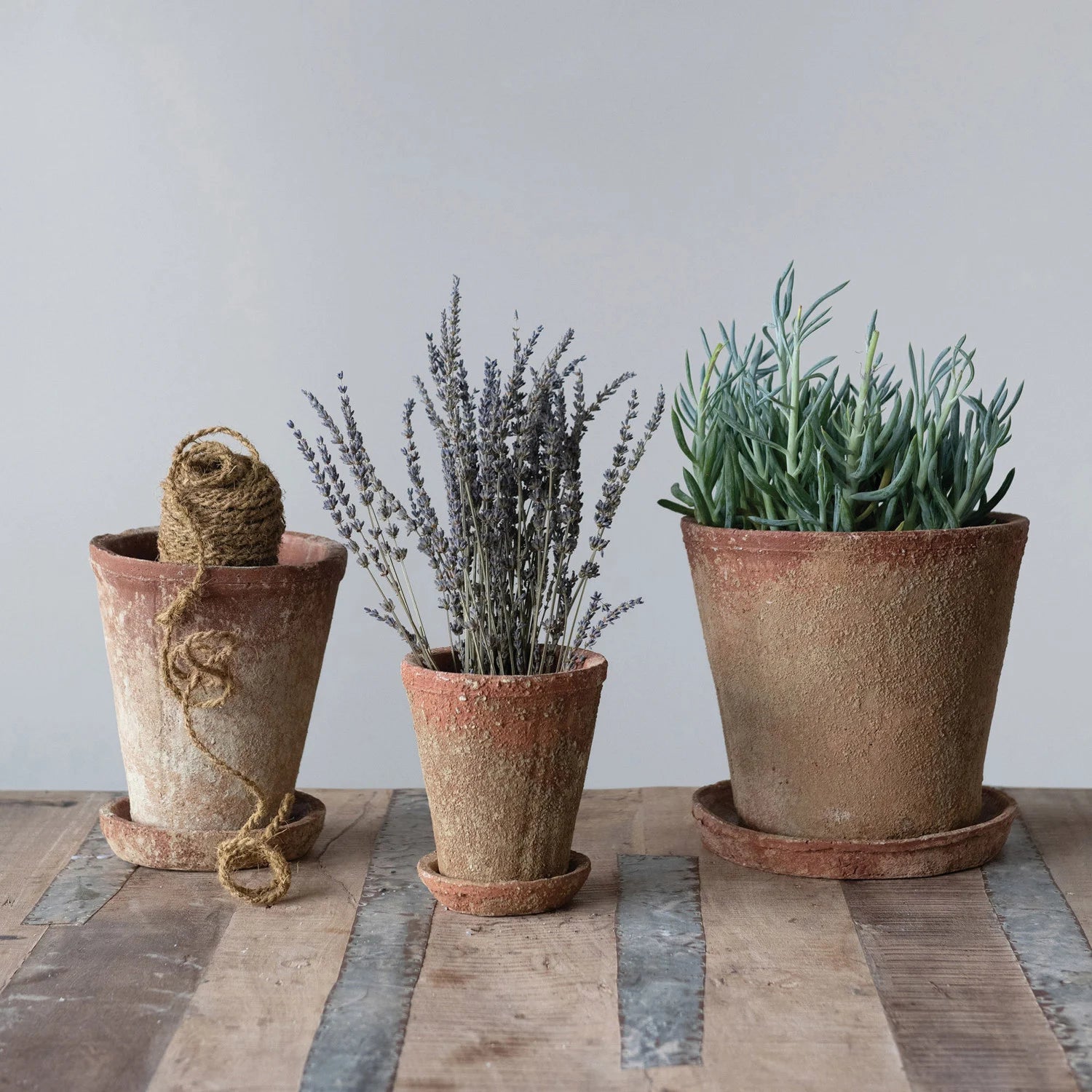 Distressed Planter