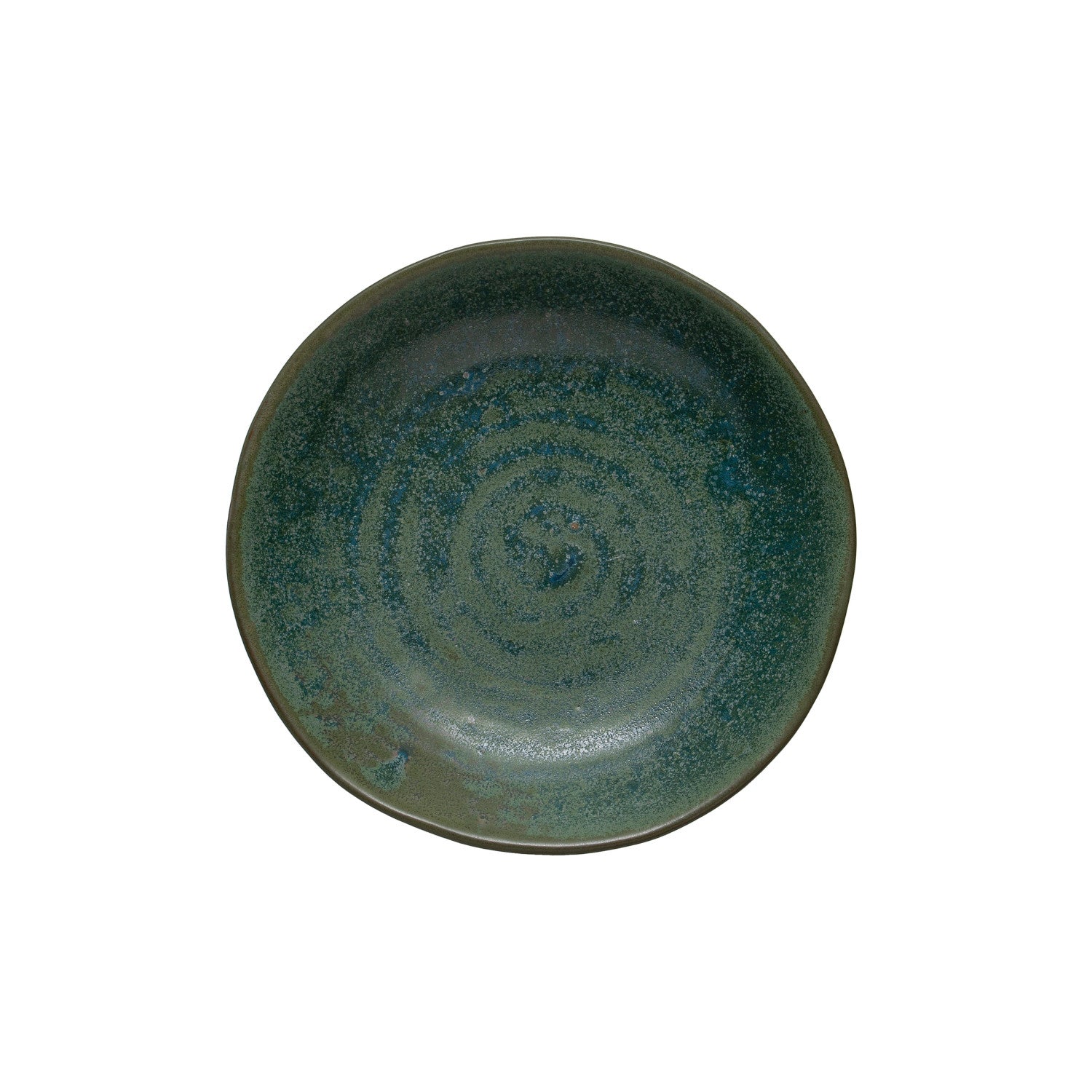 Green Stoneware Bowl