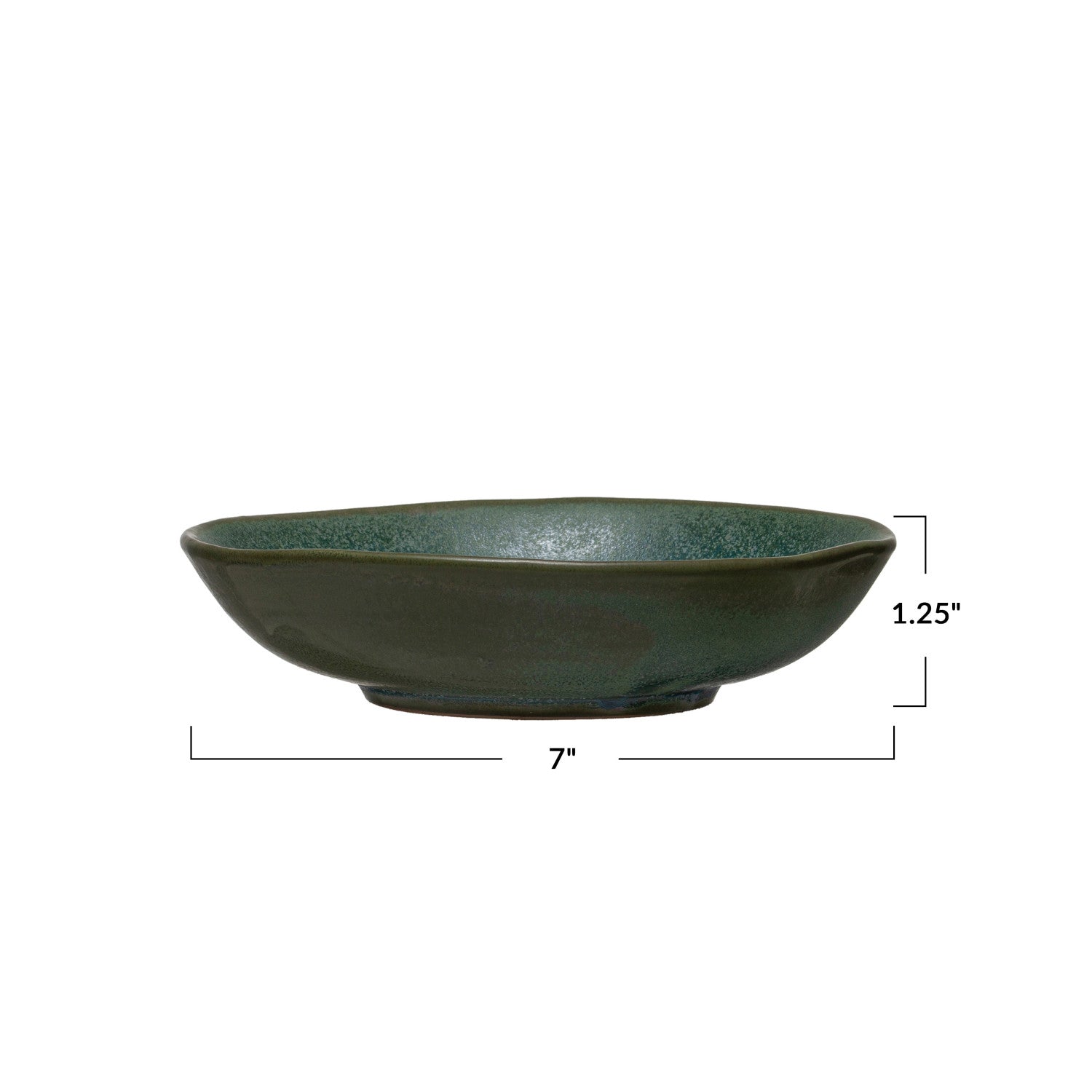 Green Stoneware Bowl