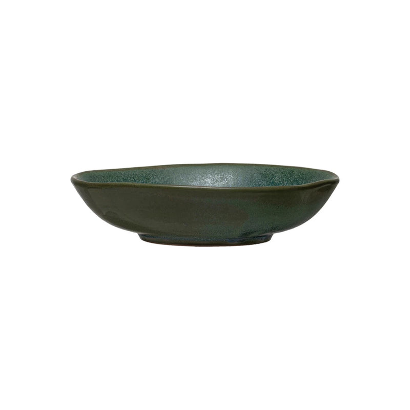 Green Stoneware Bowl
