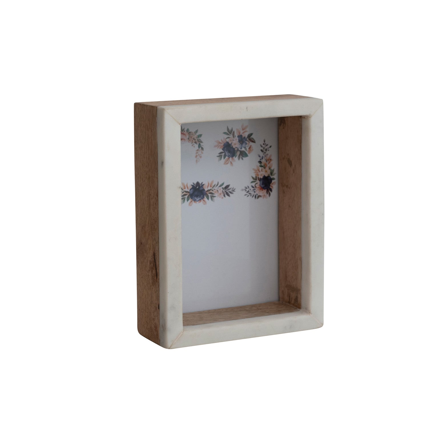 Marble & Mango Wood Shadow Frame