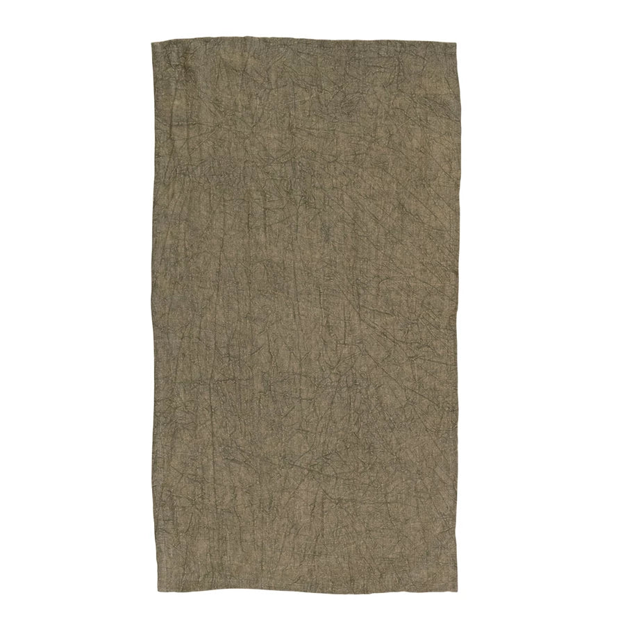 Oversized Stonewashed Linen Tea Towel