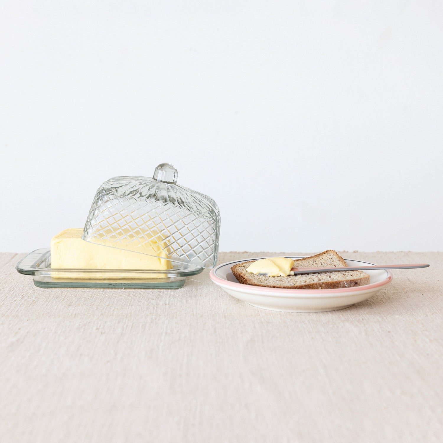 Glass Butter Dish