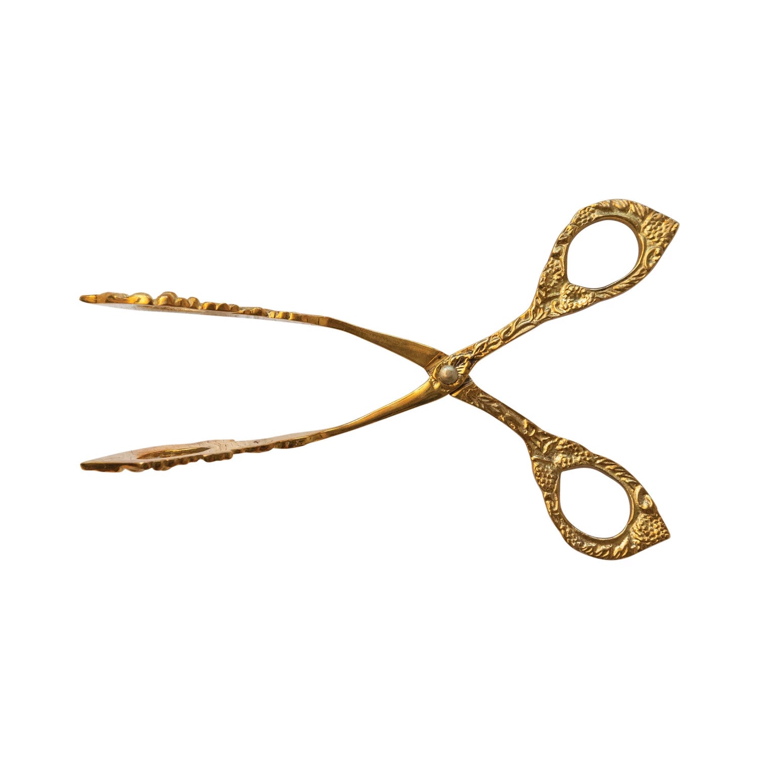 Embossed Brass Tongs