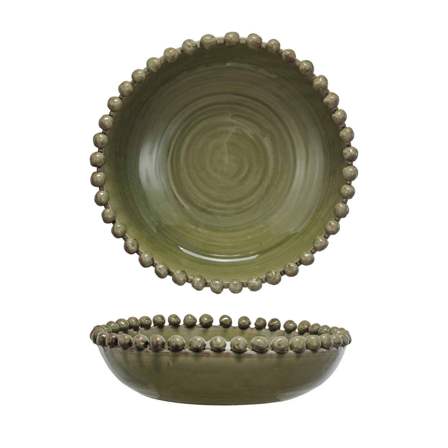 Green Terracotta Bowl